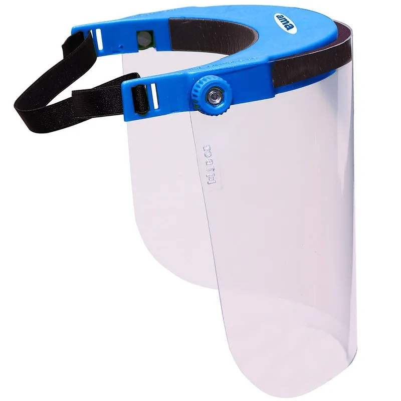Visière de protection réglable en polycarbonate transparent. Par 10 Acheter En Ligne