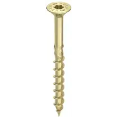 Remise Vis tête fraisée torx HECOFIX filetage partiel 6x100mm zingué jaune – HECO – 61113