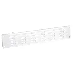 Grille de ventilation en applique rectangulaire plate à fermeture 40x200mm – NICOLL – 1PF200 Haute Qualité
