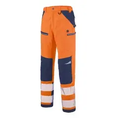 Pantalon homme SPANNER HV orange/bleu marine T0/XS – LAFONT – 1ATHHV-6-404-0/XS Vente Flash