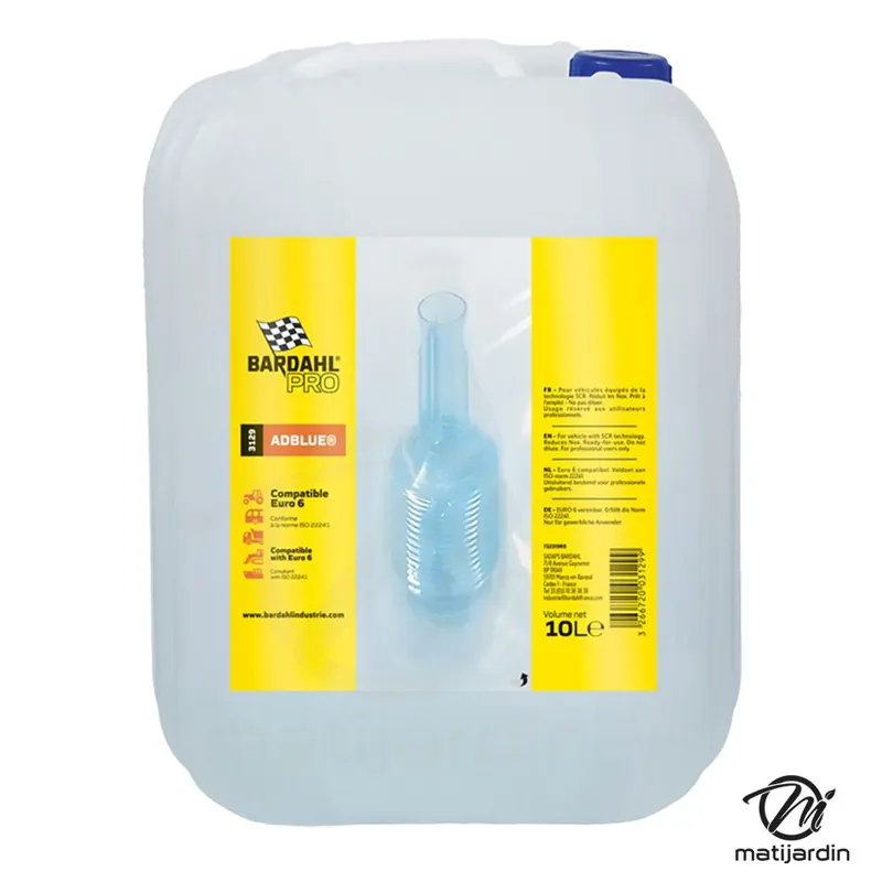 AdBlue 10L Bardahl avec bec verseur – Solution SCR diesel Commande En Gros