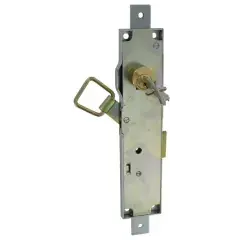 Remise Serrure de persienne 3 points épaisseur 10mm cylindre 14mm zingué blanc – TIRARD – CA114309