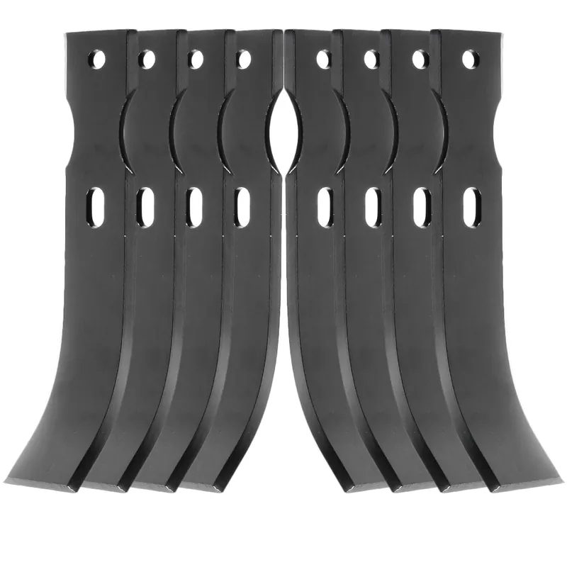 4 paires outils de fraises type bineur universels réversibles L.210 mm Expédition Rapide