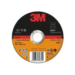 Meilleur Prix Disque à ebarber l‘acier et l‘inox 115x6mm – 3M ABRASIFS – B63983