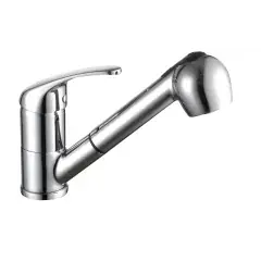 Mitigeur d‘évier avec douchette extractible - GARIS - R01-17005CR Certifié