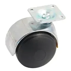 Satisfait Ou Remboursé Roulette double galet 50mm pivotante sur platine – AVL – 595030AC