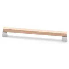 Poignée SYMBIOSIS 176mm entraxe 160mm chromé mat/hêtre – ESTAMP – 9382815 Achat Immédiat