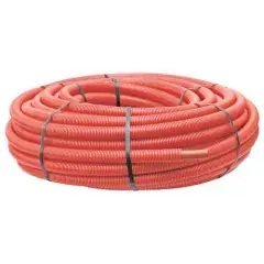 Prix Cassé Tube PER pré-gainé rouge 50m 13/16 – SOMATHERM – 113-16-50S