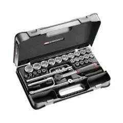 Offre Limitée Coffret douilles 1/2‘‘ 6 pans métriques – 30 pièces 8 à 34mm – FACOM – S.161-5P6