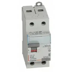 Nouveauté Interrupteur différentiel DX³-ID 2P 230V 40A type AC 30mA - LEGRAND - 411505