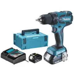Perceuse visseuse 18V + 2 batteries 4Ah + chargeur rapide + coffret MAKPAC 2 - MAKITA - DDF459RMJ Seulement Aujourd'hui
