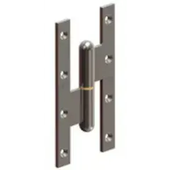 Paumelle 6004 bout carré gauche NF 110x70mm - MONIN - 611220 Certifié