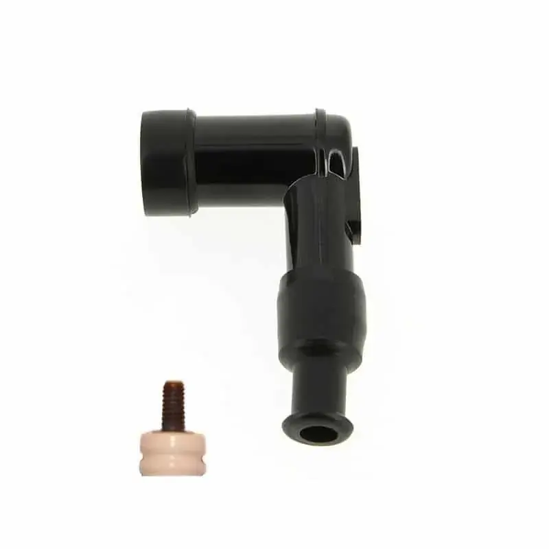 Capuchon antiparasite connecteur de bougie UNIVERSEL moulé coudé à 90 degrés Bon Plan