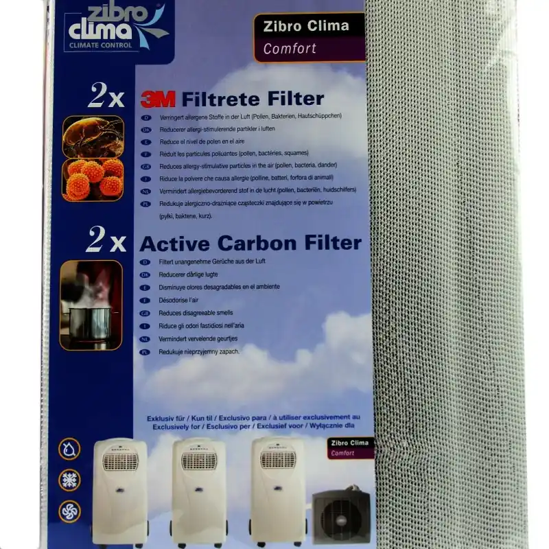 Retour Gratuit Filtre climatiseurs ZIBRO KAMIN P100 – P120 – P122 – P125 – P129 – P227