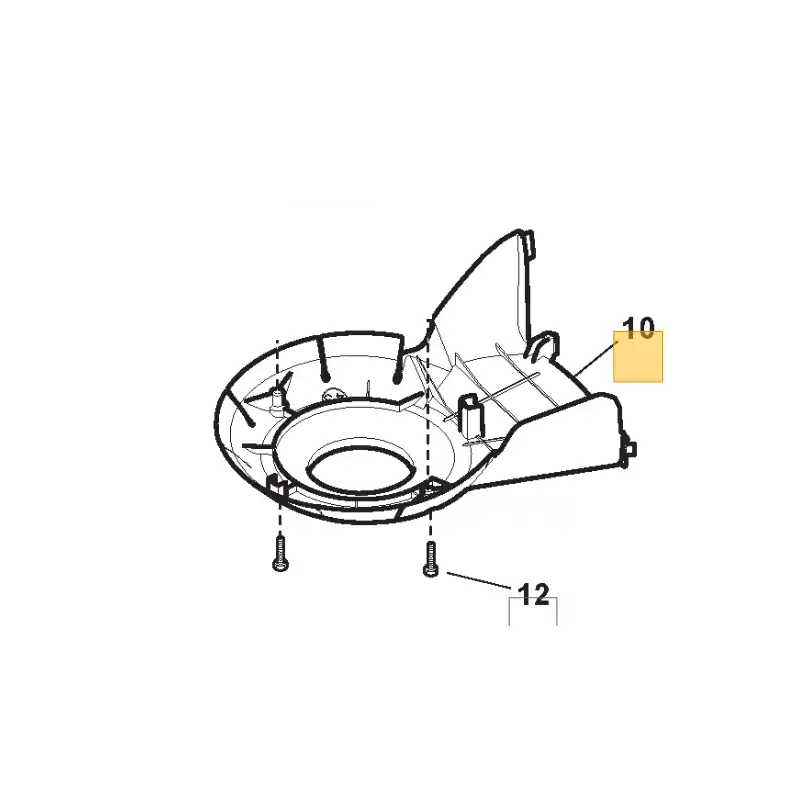 Acheter En Ligne Carter de protection courroie tondeuse GGP CR430, CR434, CS430 et CS434