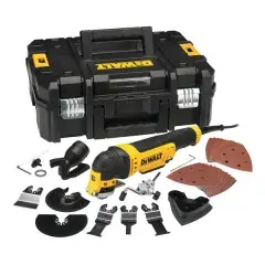 Scie oscillante 300W en coffret T-STAK + accessoires – DEWALT – DWE315KT-QS Dernière Chance