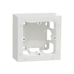 Boîte pour montage en saillie ODACE STYL blanc 1 poste - SCHNEIDER ELECTRIC - S520762 Haute Qualité