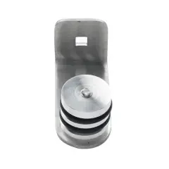 Commander Vite Paire de pattes de fixation droites 40 mm inox 304 satiné - DUVAL - 22-0620-2100