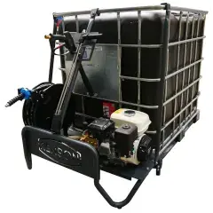 Nettoyeur haute pression thermique Boostibc 160 bar – 10l/min enrouleur 20m + IBC – RENSON – 142395 Remise