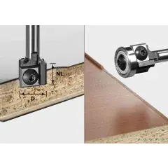 Expédition Rapide Faise à affleurer à plaquettes réversibles S8 HW D19 12X12 – FESTOOL – 499806