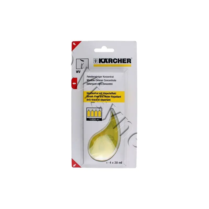 Nettoyant 6.295-302.0 pour les lave vitres KARCHER WV50 – WV75 Must-Have