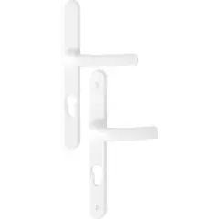 Remise Ensemble étroit TOKYO entraxe 70mm type CLE I finition blanc – HOPPE – 1741476