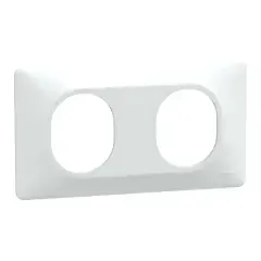 Expédition Rapide OVALIS plaque 2 postes horizontale blanc – SCHNEIDER - S320704