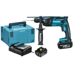 Affaire À Saisir Perforateur SDS Plus 18V + 2 batteries 4Ah + chargeur + coffret Makpac 3 – MAKITA – DHR165RMJ