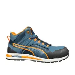 Baskets de sécurité hautes CROSSTWIST MID S3 HRO SRC bleu/orange P39 – PUMA – 633140-T.39 Must-Have
