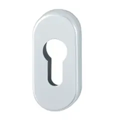 Rosace de sécurité ovale intérieure clé I F1 – HOPPE – 654833 Must-Have