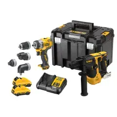 Vente Directe Pack 2 outils 12V XR (DCD703 + DCH072) Brushless + 2 batteries 3Ah + chargeur + coffret T-STAK - DEWALT - DCK2101L2T-QW