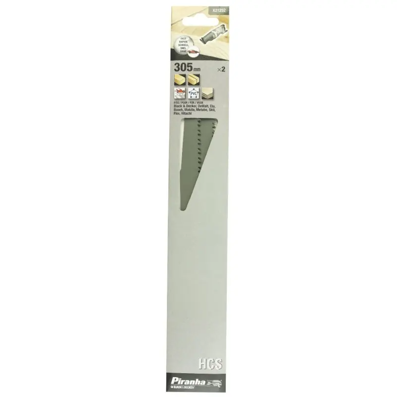 Offre Spéciale 2 lames coupe rapide 305mm pour scie sabre