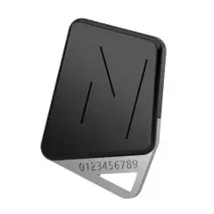 Clé de proximité 13,56M noir code site - NORALSY - KCP8-N Paiement Sécurisé