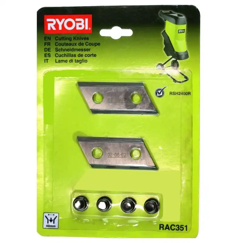 Acheter Direct Lames broyeurs RYOBI 5132002646 pour RSH2400R, RSH2545B