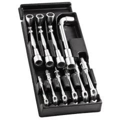 Offre Exclusive Module 10 clés à pipe débouchées en plateau thermoformé - FACOM - MOD.75-1PB