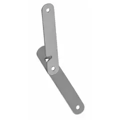 Compas d’arrêt sans équerre ni plaquette droite 250x20mm épaisseur 2mm - MONIN - 531890 Promotion