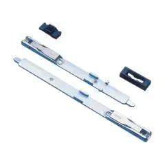Promotion Paire de verrous en applique pour porte semi-fixe + gâche modèle 1503 zingué – FAPIM - 1503_Z5