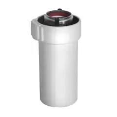 Conduit ROLUX Gaz 60/100 mm alu/PVC 1000 mm blanc - UBBINK - 227352 Petit Prix