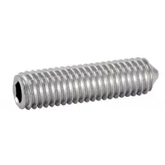 Prix Choc Vis à métaux sans-tête hexagonale creuse bout pointeau inox A2 ISO 4027 6X6 boîte de 100 - ACTON - 622056X6
