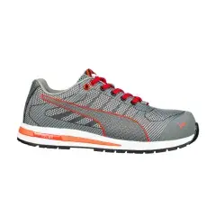 Basket basse XELERATE KNIT Low S1P SRC HRO gris/rouge P39 – PUMA – 643070-T.39 Petit Prix
