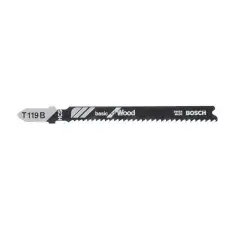 5 lames pour scie sauteuse Basic for Wood T119B – BOSCH – 2608630037 Meilleur Prix