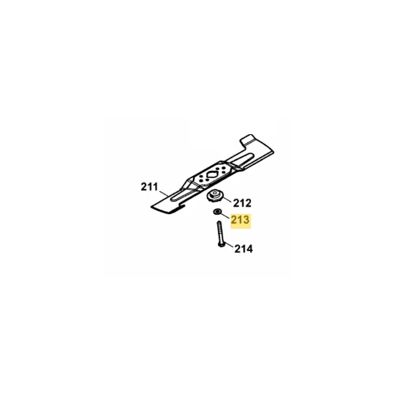 Entretoise de lame pour tondeuse Yard Man YM 6016 SPB et YM 6018 SPB Prix Réduit