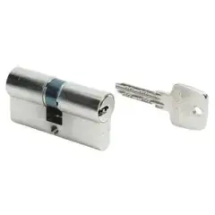 Haute Qualité Cylindre double entrée SERIAL nickelé A2P* longueur 60=30+30mm série 8161 – BRICARD – 4315070