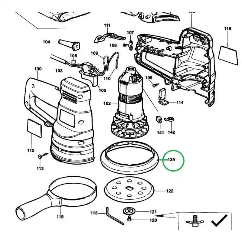Achetez Aujourd&rsquo;hui Jupe de protection 797167 ponceuses orbitales BLACK & DECKER BD190S, BD5100