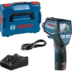Prix Bas Détecteur thermique GIS 1000 C Professional + batterie + chargeur + coffret L-BOXX – BOSCH – 0601083301