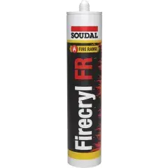 Mastic FIRECRYL FR blanc 310ml – SOUDAL – 106329 Authentique