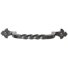 Dernière Chance Poignée torsadée longueur 160mm en fer noir – BOUVET – 22462