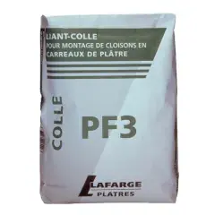 Colle carreaux de plâtre PF3 sac de 5kg – LAFARGE – 95794 Acheter Direct