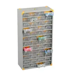 Casier à tiroirs métallique Vario PRO 48 tiroirs 300x140x565mm – SORI – 465520 Expédition Rapide