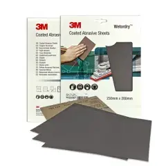 Feuilles abrasives imperméables 230x280mm 734 G.1200 boite de 10 – 3M – LS65574 Solde